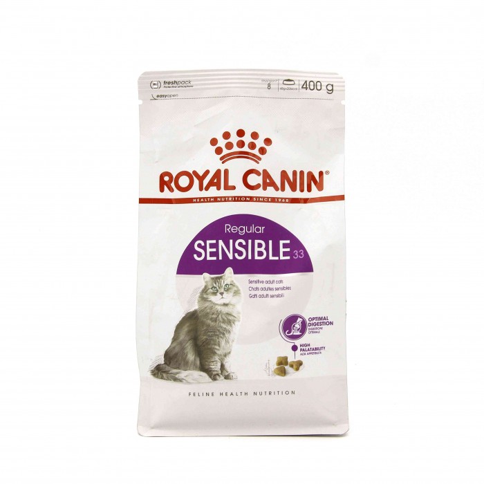 Канин для кошек сухой. Royal Canin sensible 33 400 г. Сенсибл 400 г Роял Канин. Royal Canin sensible 33 для кошек. Корм Роял Канин для кошек Сенсибл 33 состав.