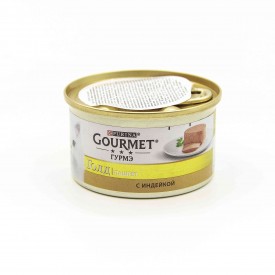 Gourmet Gold Паштет с индейкой Влажный корм для кошек, 85г. 